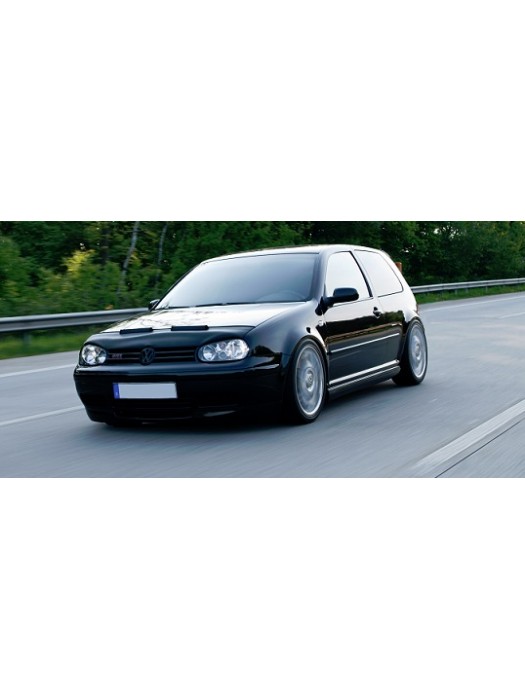 Volkswagen Golf 4, IV – kožený kryt/potah kapoty, vzhled carbon